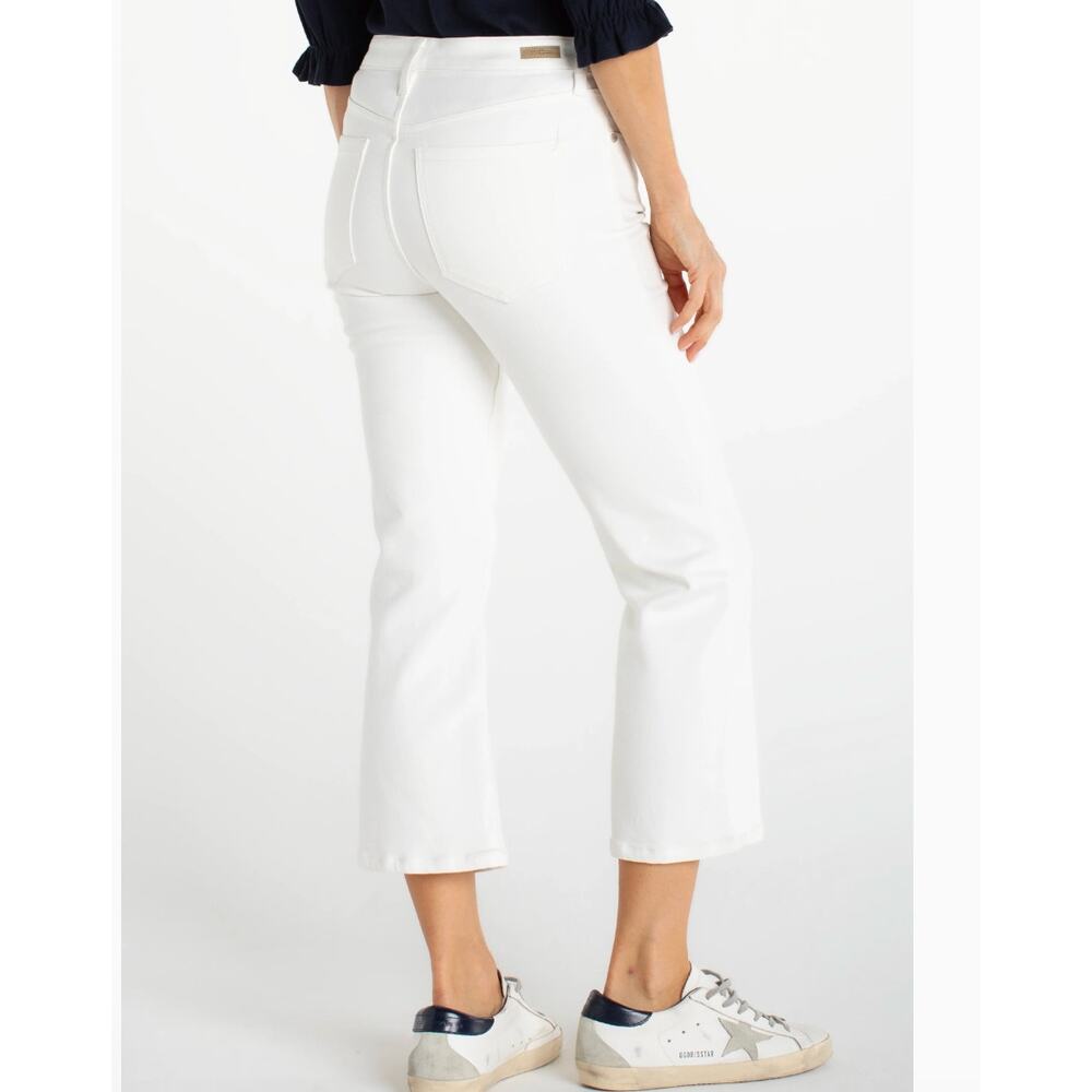 Liverpool Los Angeles Hannah Mid-Rise Cropped Jeans | Sz 8 / 29 White NEW - Picture 2 of 5